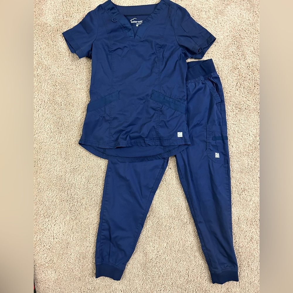 Navy Blue Xsp Scrubs By Uniform Advantage Gem